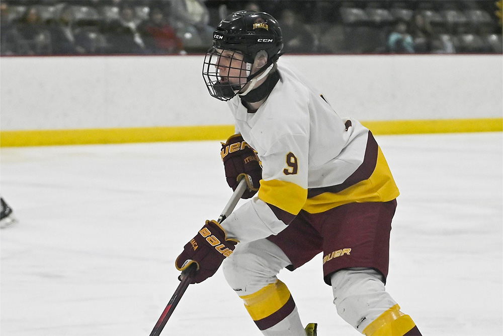 Ithaca boys hockey’s senior-laden squad starts strong