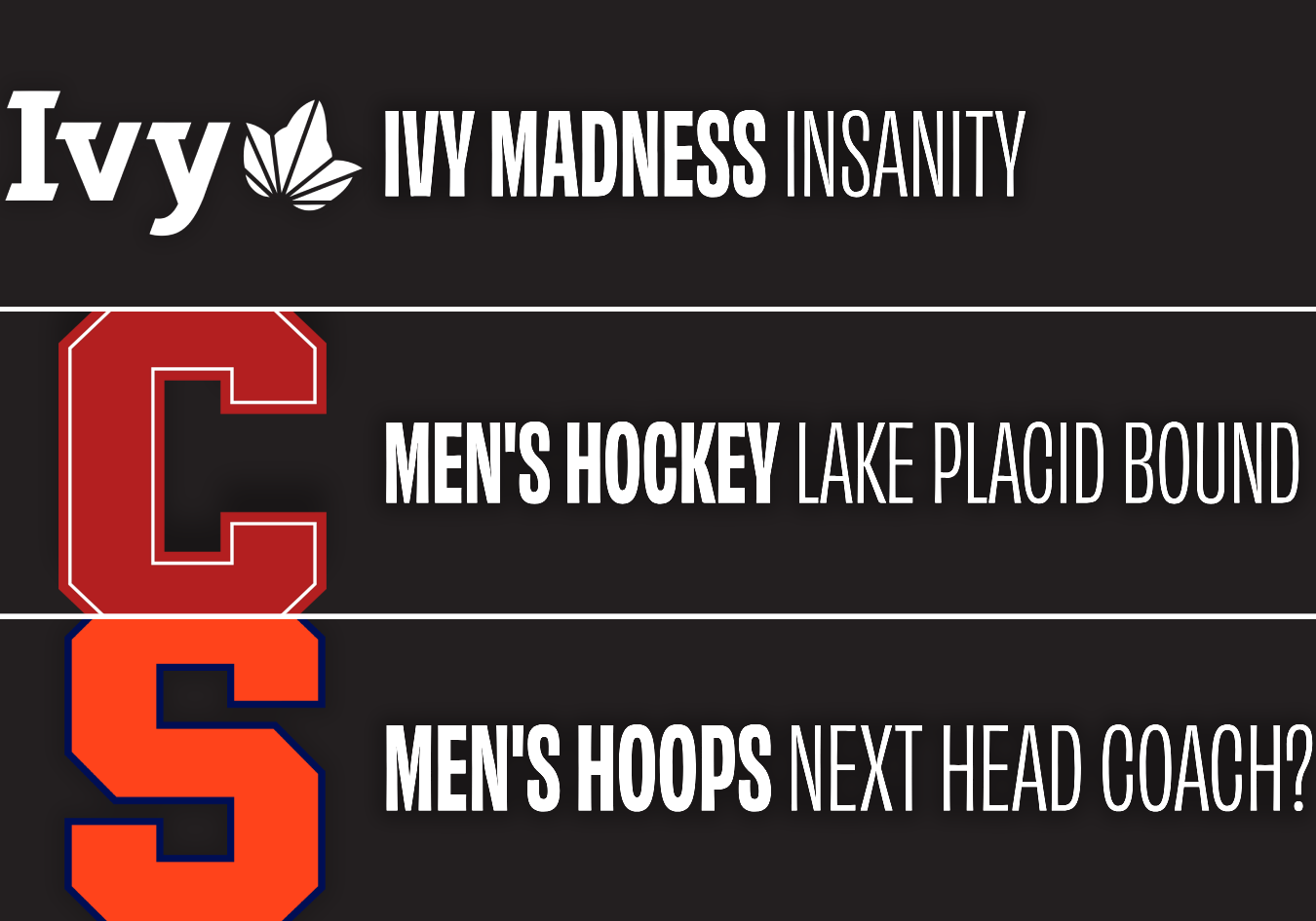 Ryan’s Monday Musings: Recapping a wild weekend at Cornell