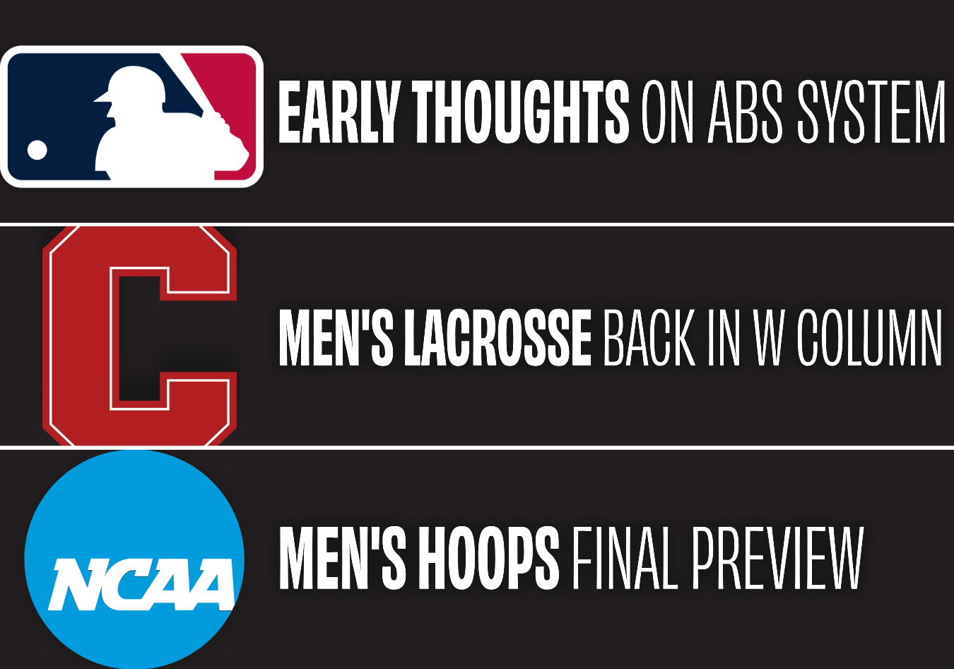 Ryan’s Monday Musings: To ABS or not to ABS?