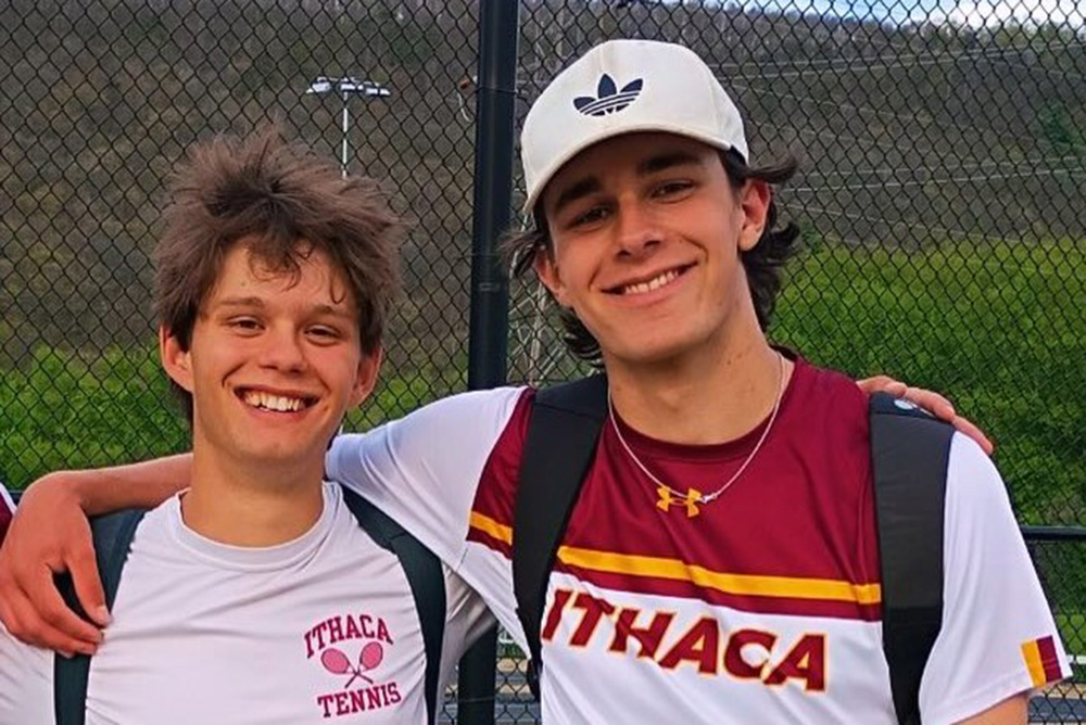 Ithaca High tennis duo closes out careers at states