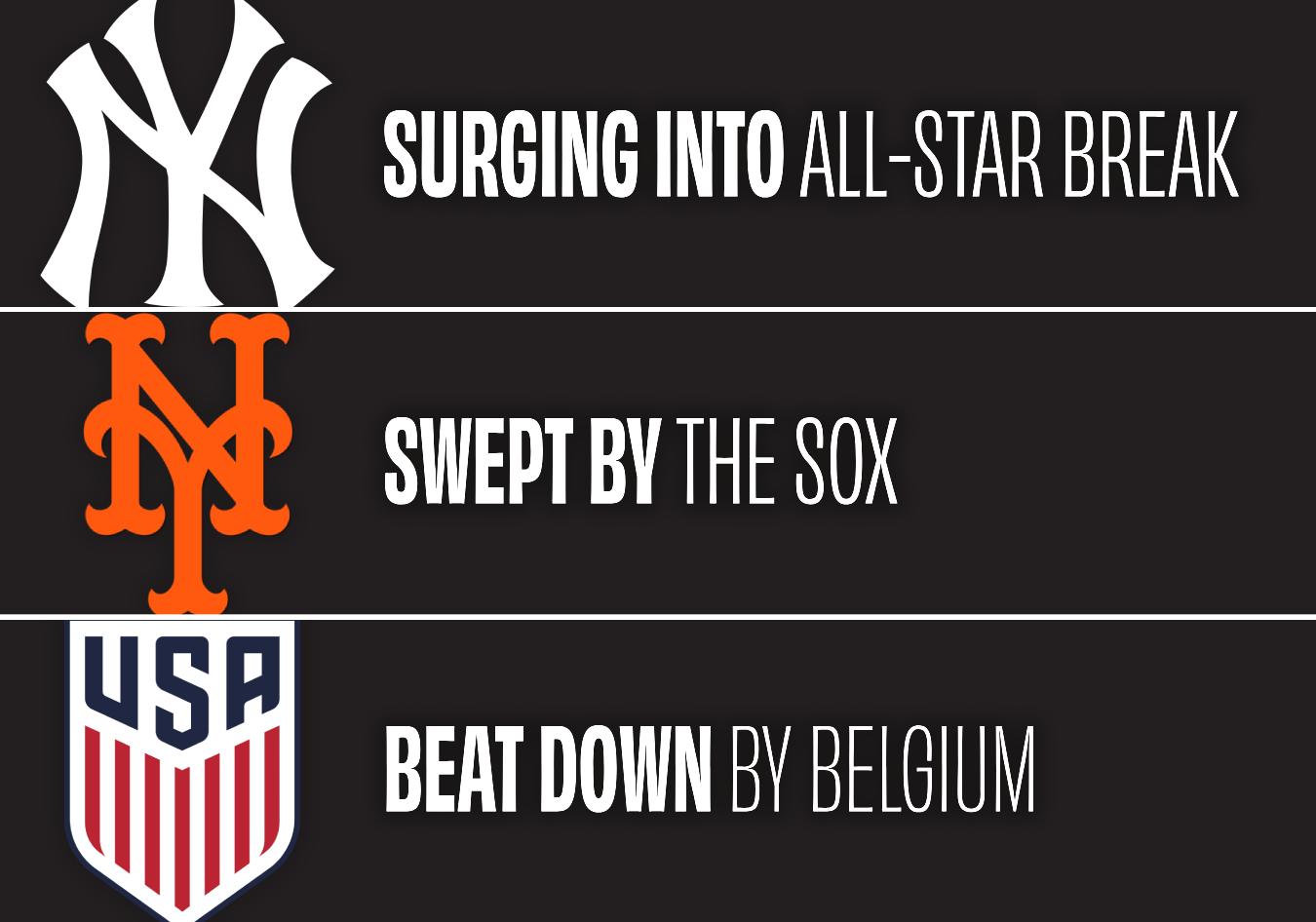 Ryan’s Monday Musings: Yankees surge, Mets slump into All-Star break