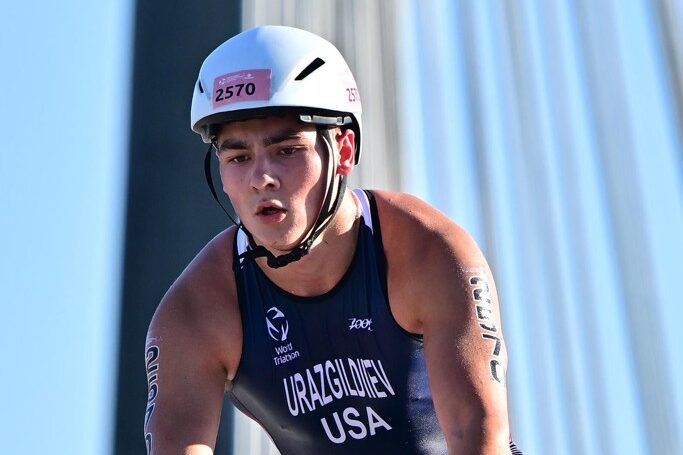 Ithaca’s Timur Urazgildiiev stars in triathlon